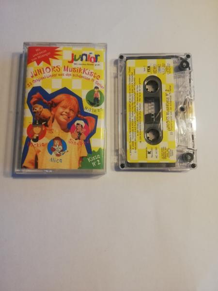 Juniors Musikkiste No 2/23 Original-Lieder aus den schönsten TV Serien Transparent mit Gelben Aufkleber MC MI385 FKM Junior